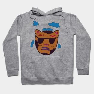 Honey Bear Blue Clouds Hoodie